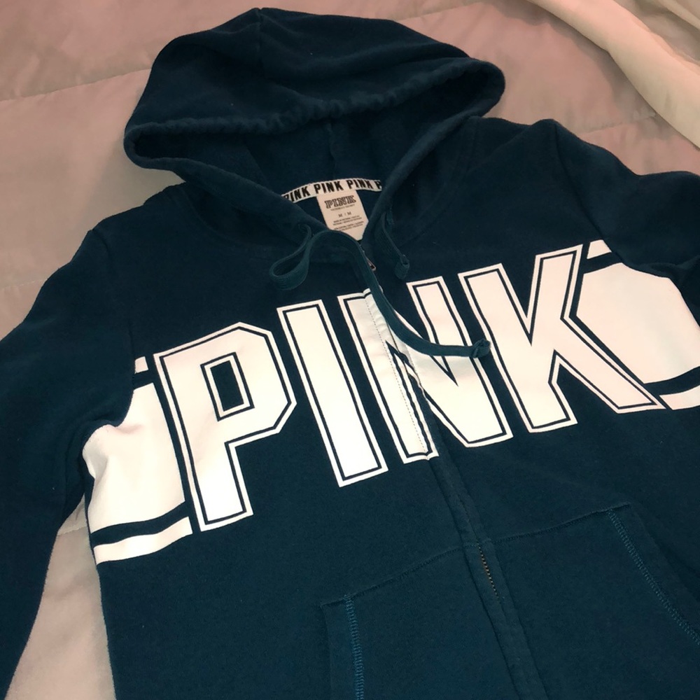 pink vs full zip hoodie